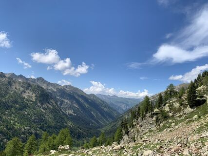 Photo de Toni Lerda le long du parcours