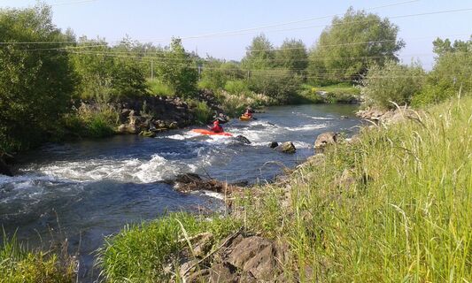 Kanuten auf der Lippe