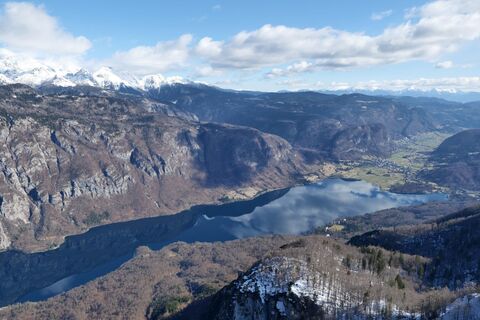 Blick auf den Bohinj-See