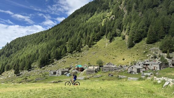 Foto von Claudio Garzetti entlang der Tour