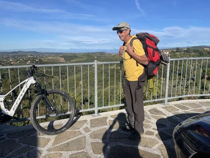 Foto de Berthold Astegher a lo largo del recorrido