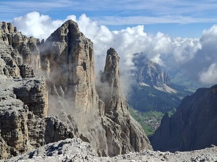 Photo de Adriana Hideg le long du parcours
