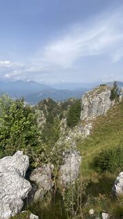 Foto von Cinzia entlang der Tour