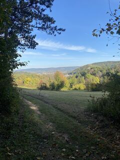 Foto de Nicole Kölner a lo largo del recorrido