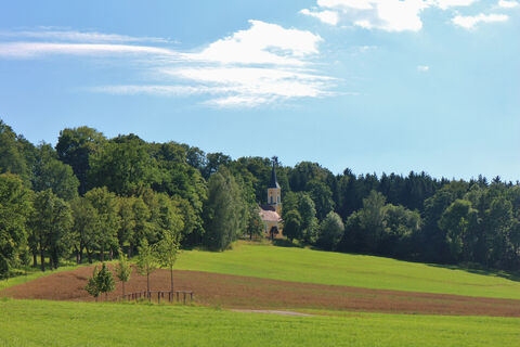 Blick auf die Mausbergkirche