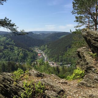 Steinbruchblick Richtung Mellenbach