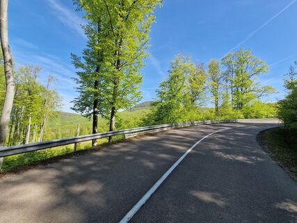 Foto de Szomi Balázs a lo largo del recorrido