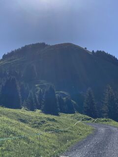 Foto von Edi Sonderegger entlang der Tour