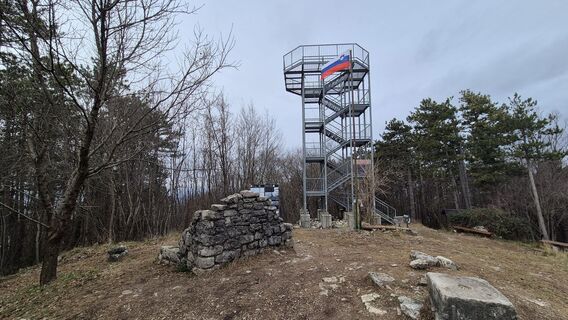 Foto de Fabrizio Plesnizer a lo largo del recorrido