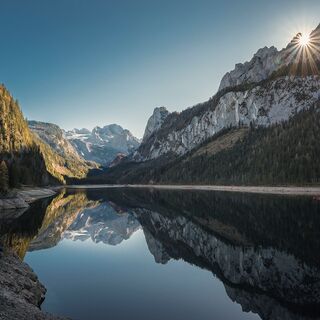 Gosausee mit Spiegelbild