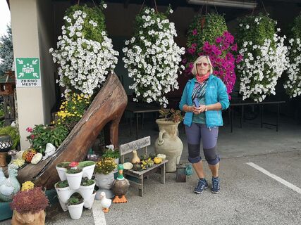 Photo de Peter Bacher le long du parcours