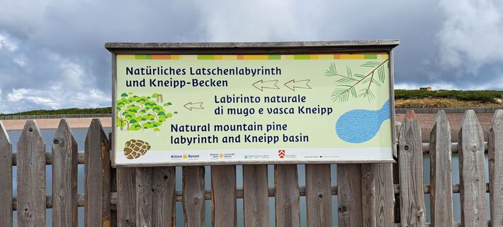 Latschenlabyrinth und Kneipp-Becken