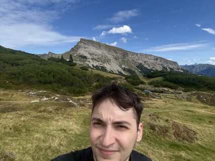 Foto von Kevin Lingenhel entlang der Tour