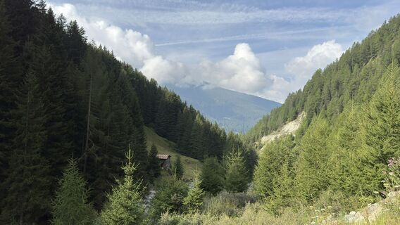 Foto von Claudio Garzetti entlang der Tour