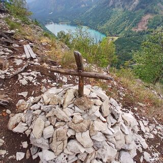 Foto von Barbara Oberndorfer entlang der Tour