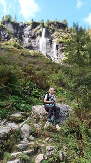 Photo de Hubert Fuchs le long du parcours