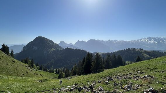 Foto von Rolf Limacher entlang der Tour