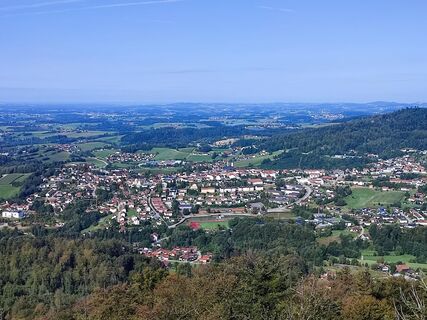 Blick über Hauzenberg und das Hauzenberger Land