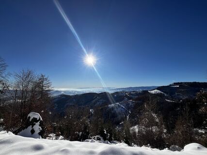 Foto von Susanne entlang der Tour