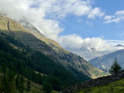 Photo de Norbert Herbig le long du parcours