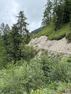 Foto von Heinz Sperl entlang der Tour