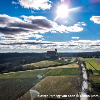 Kloster Pernegg von oben