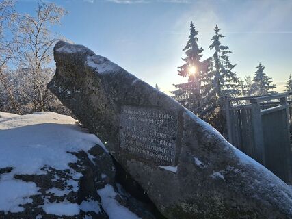 Photo de Bernadette Erla le long du parcours