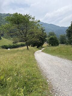 Foto von Heinz Sperl entlang der Tour