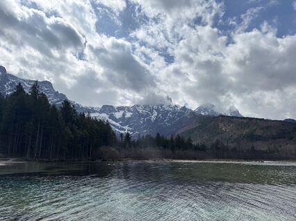 Foto von Nadine entlang der Tour