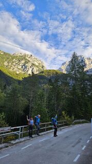 Photo de Peter Bertoncelj le long du parcours