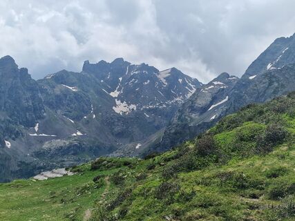 Foto von Cristian Mario Rota entlang der Tour