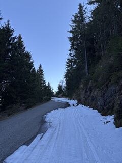 Foto von Heinz Sperl entlang der Tour