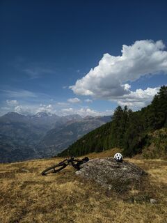 Foto von Aner entlang der Tour