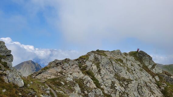 Foto von Juliane entlang der Tour