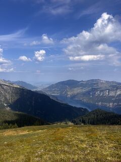 Foto de Florian Kälin a lo largo del recorrido