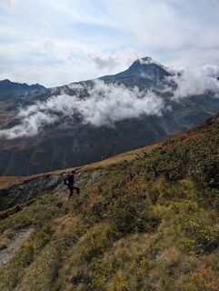 Foto von Phil entlang der Tour