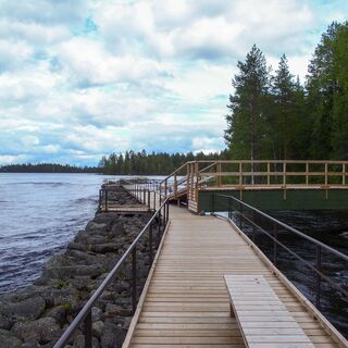 Barrierefreie Angelplattform Lentuankoski, Kuhmo