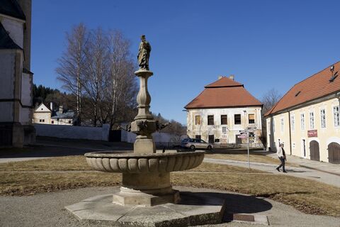 Zdjęcie z Christian Schillab wzdłuż trasy