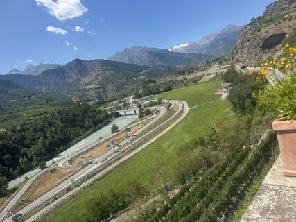 Foto von Nataša Jevsnik entlang der Tour