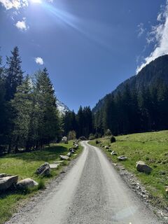 Foto von Stuart Walker entlang der Tour