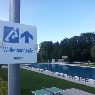 Beschilderung Wellenbadrunde