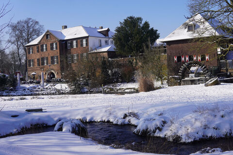 Brüggen - Schwalmpforte im Winter