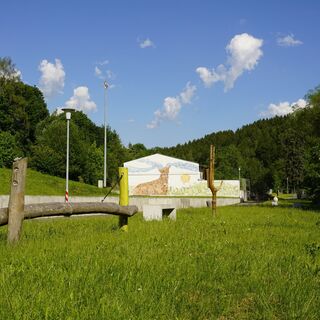 Romantisches Flöhatal in der Floßmühle