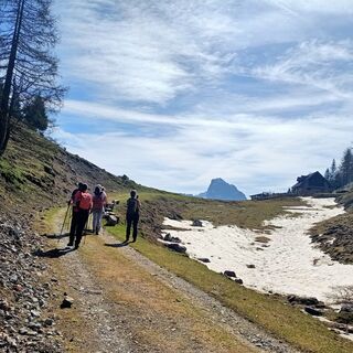Ankunft auf der Valmedan-Alm
