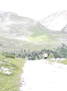 Foto von Thomas entlang der Tour