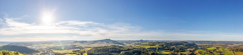 Singen Hohentwiel Ausblick Panorama Hegau Nachweis Stadt Singen Buero Klare