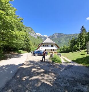 Foto von Miha Gros entlang der Tour