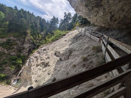 Foto de Benjamin Bergmann a lo largo del recorrido