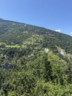Foto von Bruno Zahno entlang der Tour