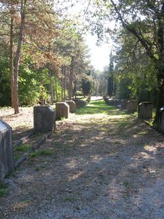 Photo de Gianberto Zilli le long du parcours